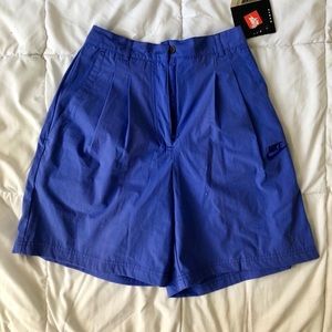 Women’s vintage royal blue Nike high waisted short